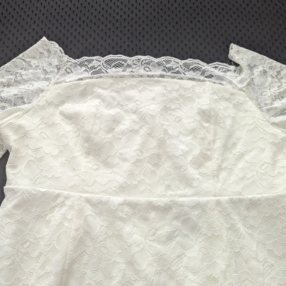 Bodycon White Dress Torrid - Picture 6 of 13